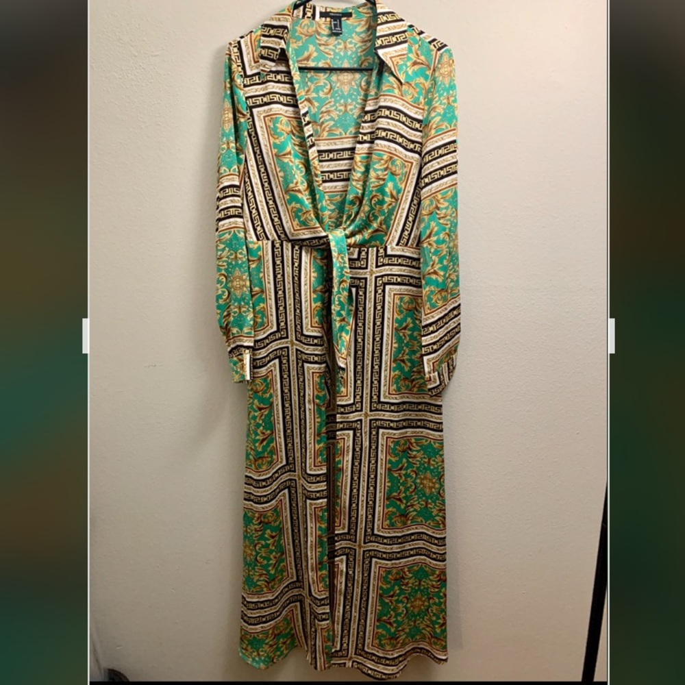 Forever 21 Green Duster